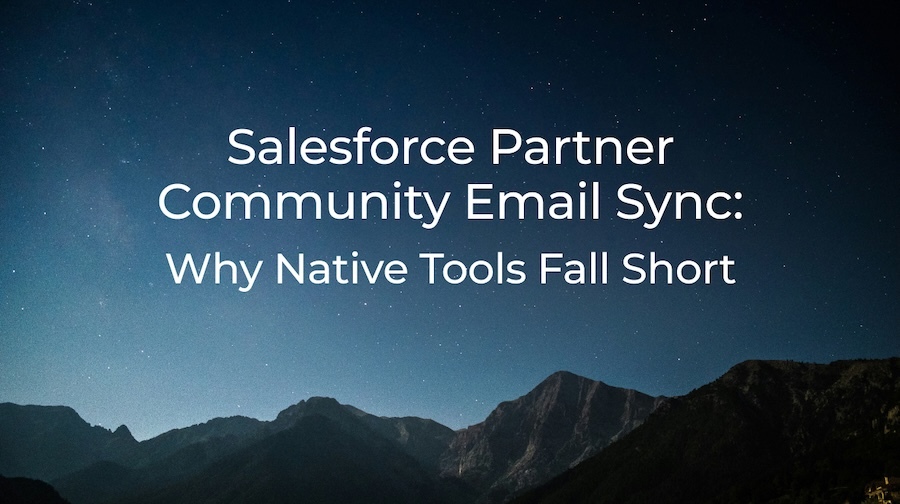 Salesforce Partner Community Email Sync